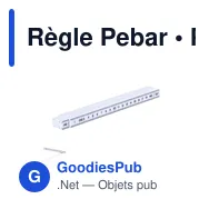 Règle Pebar - Miniature 1