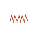 Variante Orange - Mètre pliant personnalisable en bois 2 m peint avec logo - Premium couleur