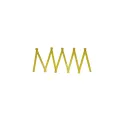 Variante Jaune - Mètre pliant personnalisable en bois 2 m peint avec logo - Premium couleur