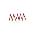 Variante Rouge - Mètre pliant personnalisable en bois 2 m peint avec logo - Premium couleur