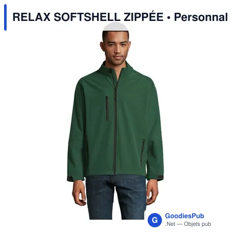RELAX SOFTSHELL ZIPPÉE