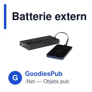 Batterie externe personnalisable Rely Powerbank 10000 avec logo - Miniature 2