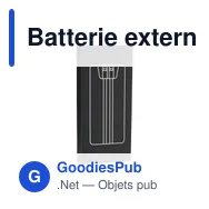 Batterie externe personnalisable Rely Powerbank 10000 avec logo - Miniature 6