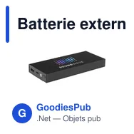 Batterie externe personnalisable Rely Powerbank 10000 avec logo - Miniature 8