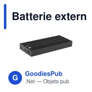 Batterie externe personnalisable Rely Powerbank 10000 avec logo - Miniature 9