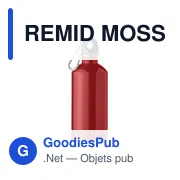 REMID MOSS Bouteille monocouche 500ml - Miniature 1