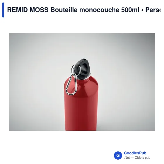 REMID MOSS Bouteille monocouche 500ml - Image 3
