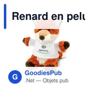 Renard en peluche | Cleverus - Miniature 1