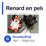 Renard en peluche | Cleverus - Miniature 2