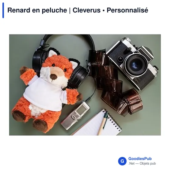 Renard en peluche | Cleverus - Image 2