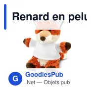 Renard en peluche | Cleverus - Miniature 4