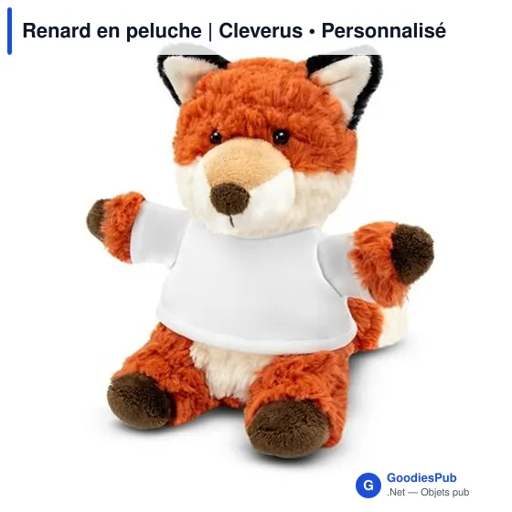 Renard en peluche | Cleverus - Image 4