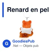Porte-clés en peluche personnalisable Renard avec logo | Canny - Miniature 4