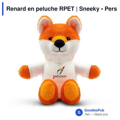 Renard en peluche RPET | Sneeky