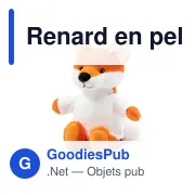 Renard en peluche RPET | Sneeky - Miniature 2