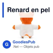 Renard en peluche RPET | Sneeky - Miniature 5