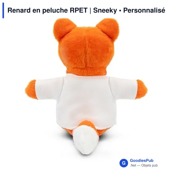 Renard en peluche RPET | Sneeky - Image 5