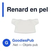 Renard en peluche RPET | Sneeky - Miniature 6