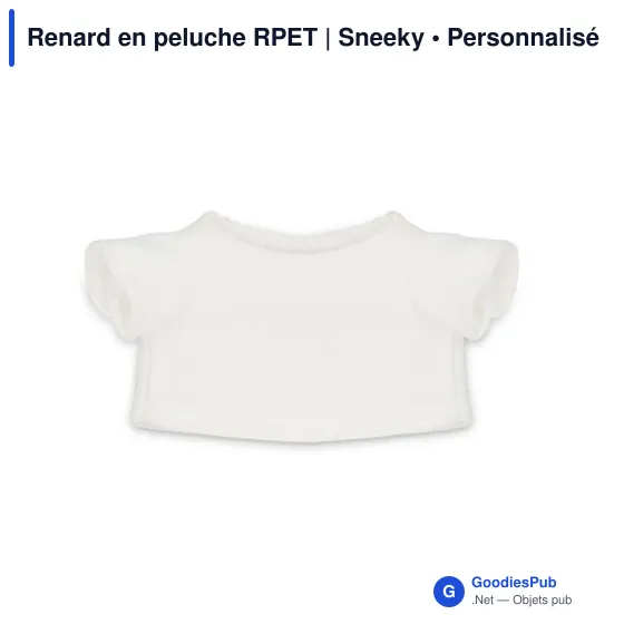 Renard en peluche RPET | Sneeky - Image 7