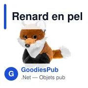 Renard en peluche | Savvy - Miniature 1
