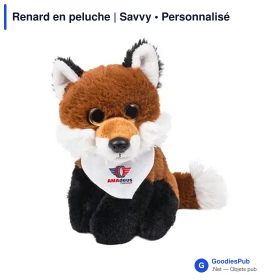Renard en peluche | Savvy - Image 3