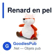 Renard en peluche | Zaka - Miniature 2