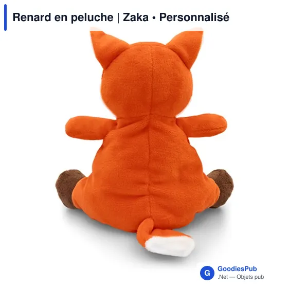 Renard en peluche | Zaka - Image 4