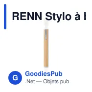 RENN Stylo à bille en bambou - Miniature 4