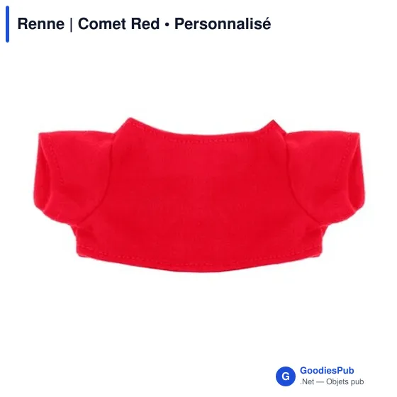 Peluche Renne personnalisable avec logo - Comet Red - Image 5