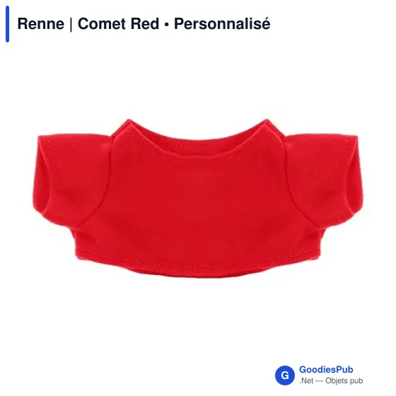 Peluche Renne personnalisable avec logo - Comet Red - Image 6
