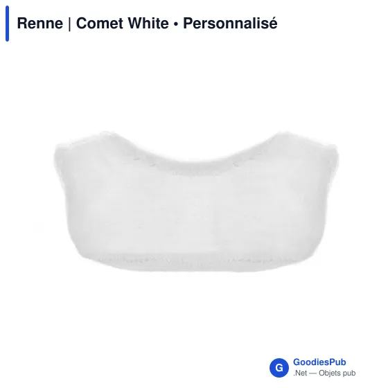 Peluche Renne personnalisable avec T-shirt pour logo - Comet White - Image 5