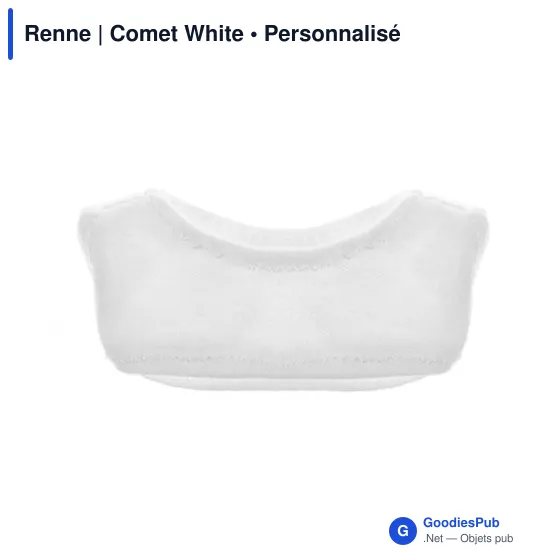 Peluche Renne personnalisable avec T-shirt pour logo - Comet White - Image 6
