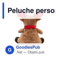 Peluche personnalisable Renne avec logo - Archie - Miniature 5