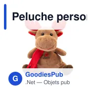 Peluche personnalisable Renne avec logo - Archie - Miniature 6