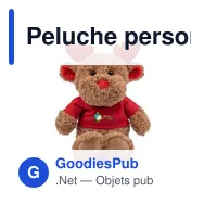 Peluche personnalisable Renne avec logo - Lupee - Miniature 12