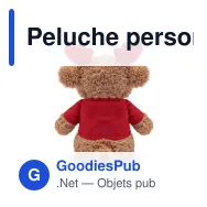 Peluche personnalisable Renne avec logo - Lupee - Miniature 7