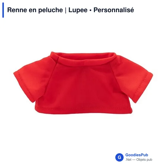 Peluche personnalisable Renne avec logo - Lupee - Image 9