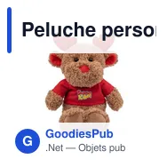 Peluche personnalisable Renne avec logo - Lupee - Miniature 10
