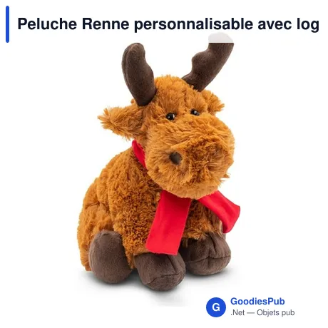 Peluche Renne personnalisable avec logo - Murray