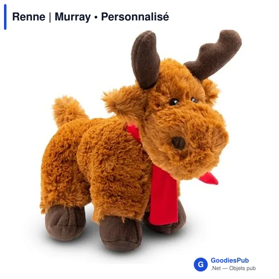 Peluche Renne personnalisable avec logo - Murray - Image 2