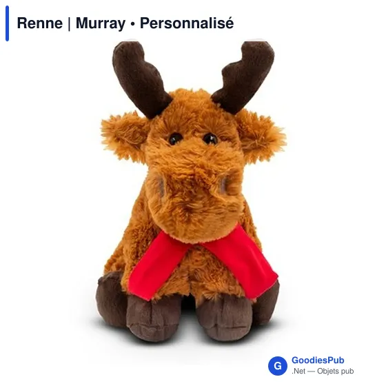 Peluche Renne personnalisable avec logo - Murray - Image 3