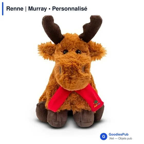 Peluche Renne personnalisable avec logo - Murray - Image 5