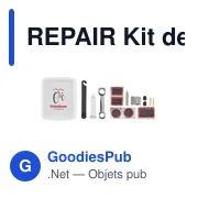 REPAIR Kit de réparation pour vélo - Miniature 3