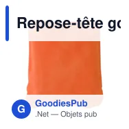 Repose-tête gonflable personnalisable avec logo - Stanley - Miniature 1