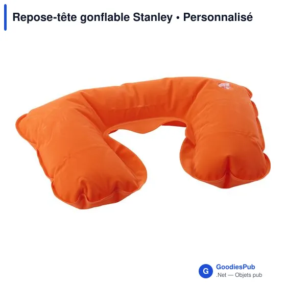 Repose-tête gonflable personnalisable avec logo - Stanley - Image 2