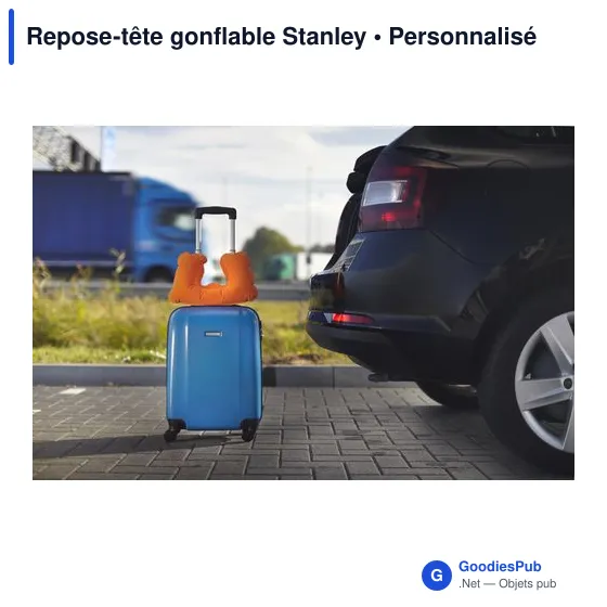 Repose-tête gonflable personnalisable avec logo - Stanley - Image 3