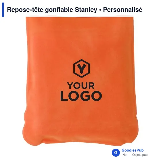 Repose-tête gonflable personnalisable avec logo - Stanley - Image 4