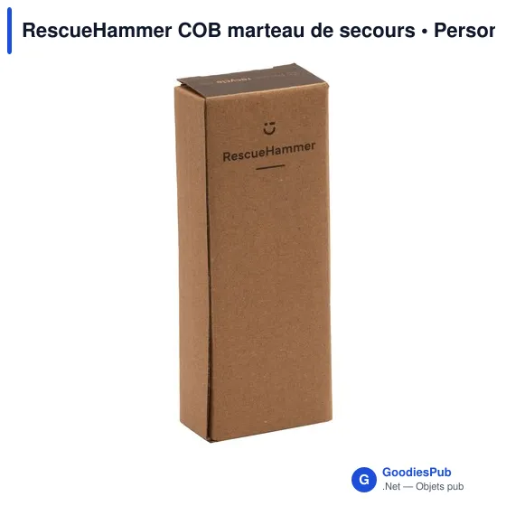 Marteau de secours personnalisable RescueHammer COB avec logo - Image 3