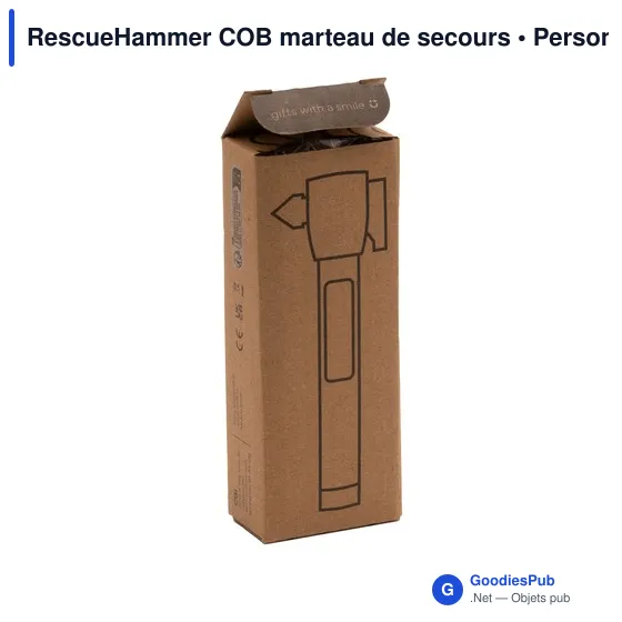 Marteau de secours personnalisable RescueHammer COB avec logo - Image 8