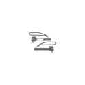 Variante noir - Marteau de secours personnalisable RescueHammer COB avec logo
